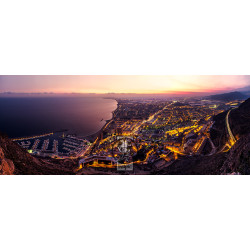 Aguadulce, Almería - Panorámica al anochecer