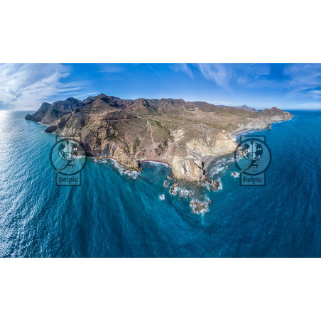 Cabo de Gata, Almería - Panorámica Cala Carbón, etc
