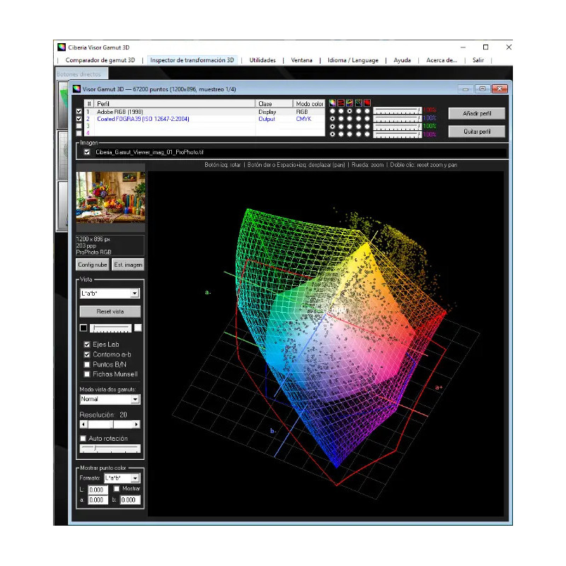 Ciberia 3D Gamut Viewer (License)